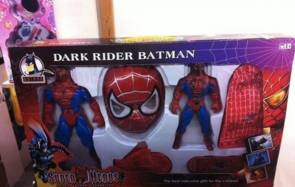 Dark Rider Batman Spiderman