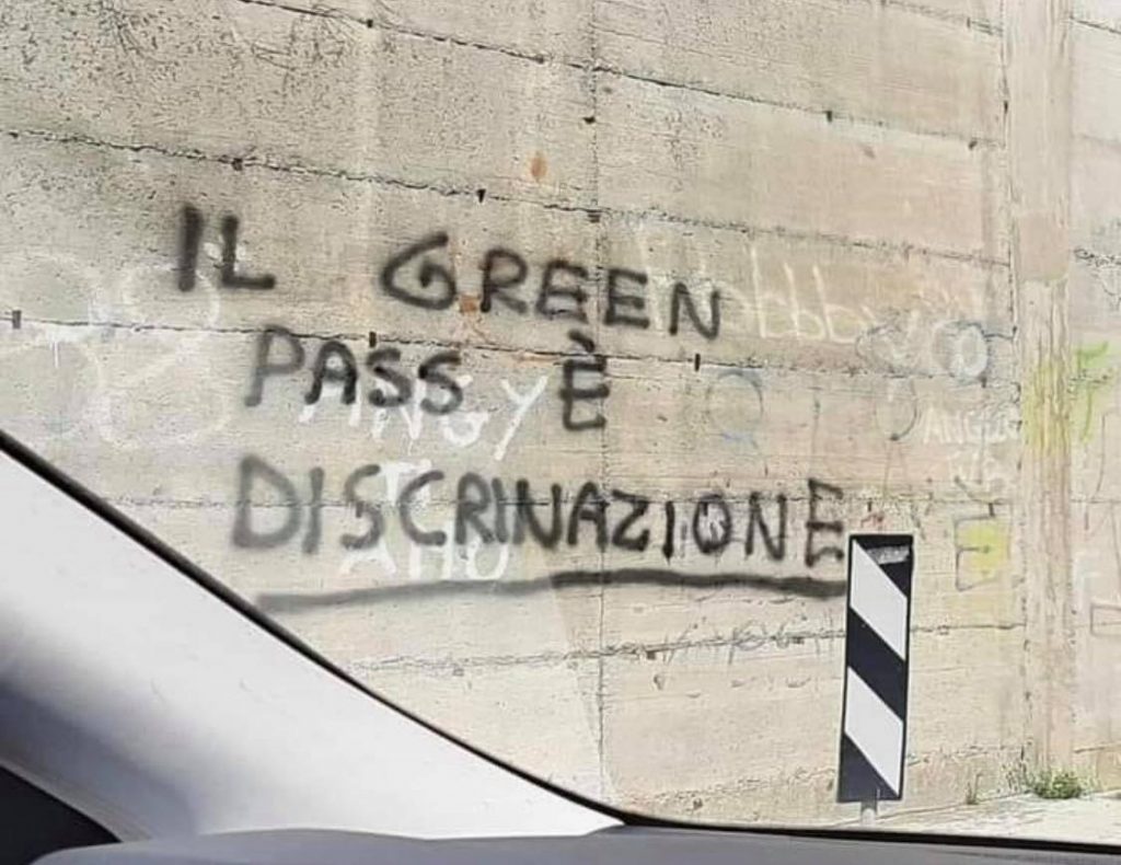 Il Green Pass è discrinazione