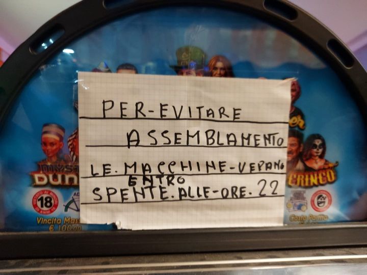 PER-EVITARE ASSEMBLAMENTO LE. MACCHINE VEPANO SPENTE. (ENTRO) ALLE-ORE 22