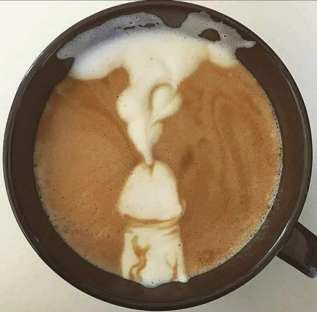 Cappuccino, con schiuma