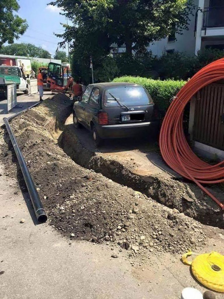 Automobile blocca il lavoro