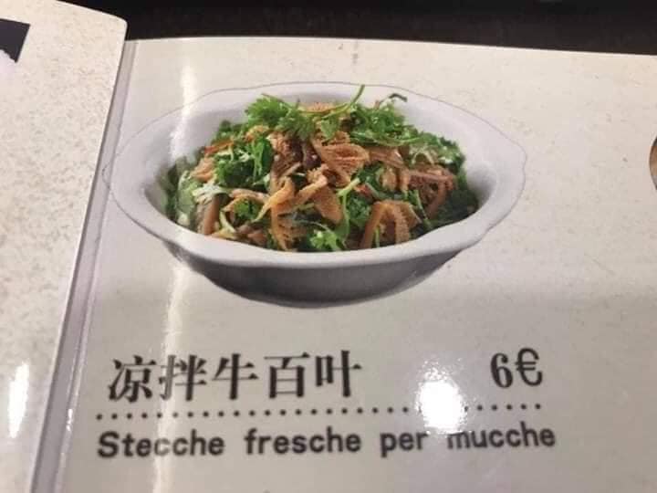 Stecche fresche per mucche