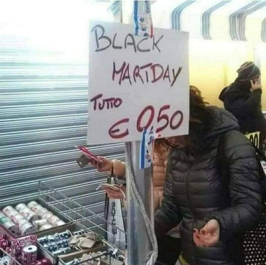 E dopo il Black Friday... Arriva il Martday