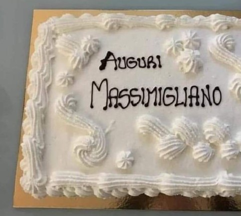 Auguri Massimiliano!