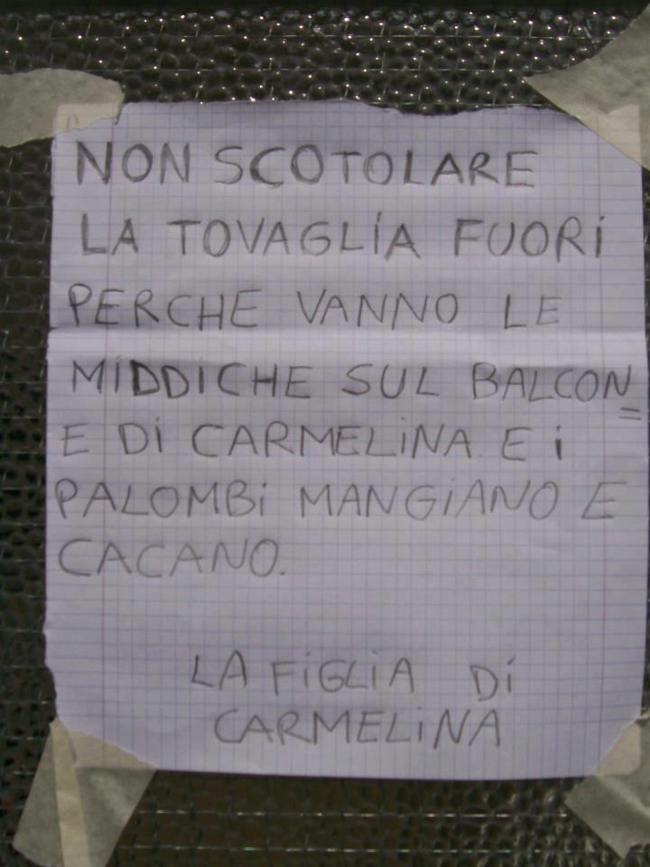 Non scotolare la tovaglia
