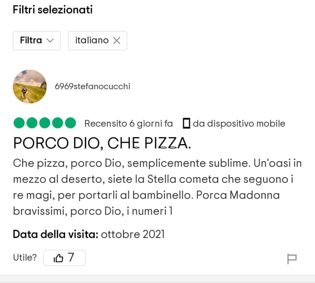 PORCO DIO, CHE PIZZA!